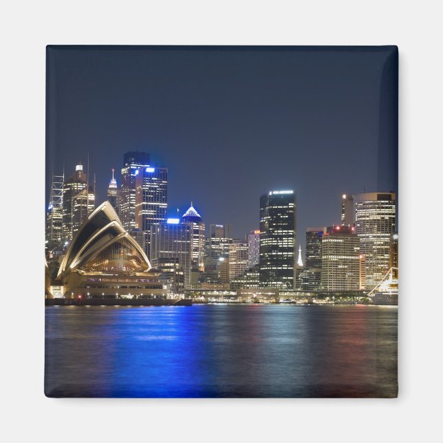 Aimant Australie, Sydney. Skyline avec Opera House vu (Devant)