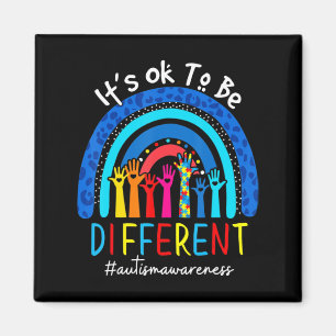 Aimant Autism Aware Acceptance Women Kid Its Ok To Be