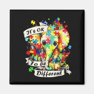 Aimant Autism Aware Acceptance Women Kid Its Ok To Be