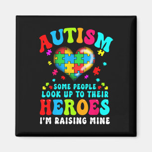 Aimant Autisme Certaines Personnes Regardent Vers Leurs H
