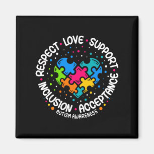 Aimant Autisme Femmes Hommes Respect Amour Soutien Autism