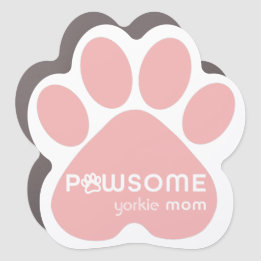 Aimant auto Pawsome chien personnalisable