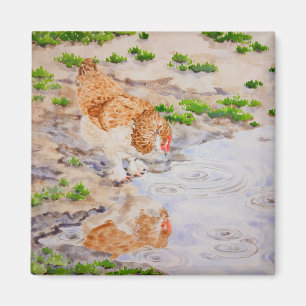 Aimant Automne l'aimant du poulet