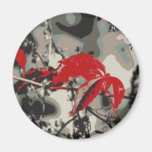 Aimant Automne rouge