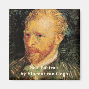 Aimant Autoportrait de Vincent van Gogh, Art Fin Vintage