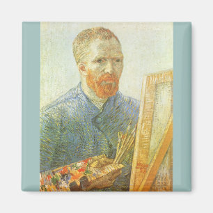Aimant Autoportrait devant Easel, Vincent van Gogh