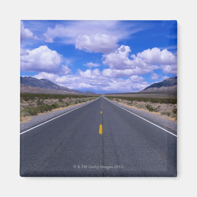 Aimant Autoroute À Travers Death Valley, Californie (Devant)