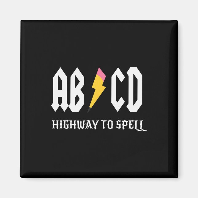Aimant Autoroute Pour Spell Pencil Enseignant Amp; Étudia (Devant)