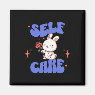 Aimant Autosoin American traditionnel Rose Sticker Bunny