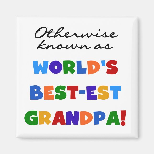Aimant Autrement connu en tant que cadeaux du grand-papa (Devant)