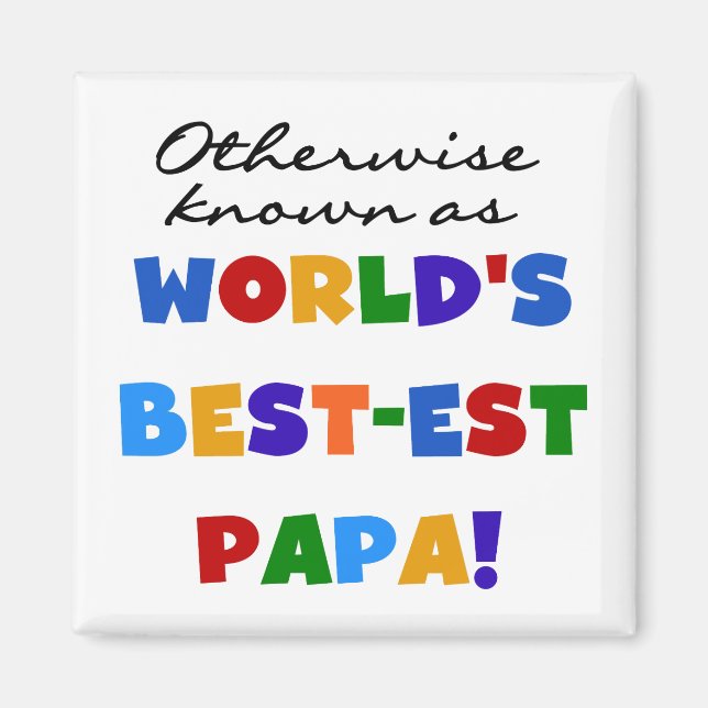 Aimant Autres Meilleurs Tshirts et cadeaux Papa (Devant)