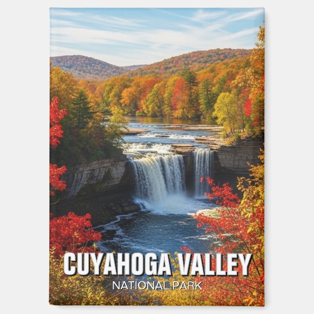 Aimant Autumn in Cuyahoga Valley National Park Ohio (Recto)
