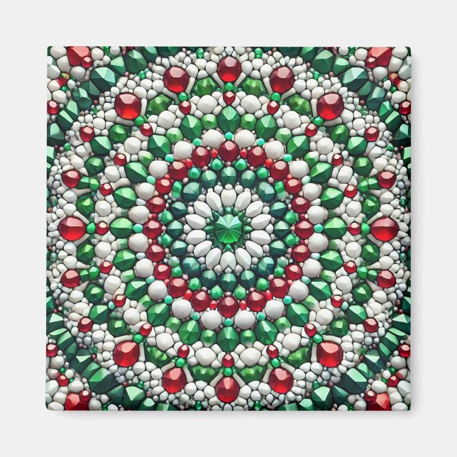 Aimant aux couleurs italiennes Design (Devant)