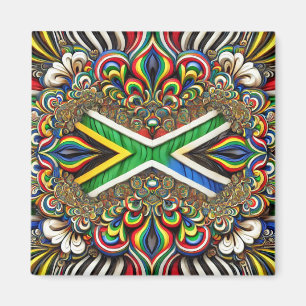 Aimant aux couleurs sud-africaines