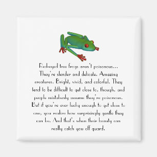 Aimant aux yeux rouges de grenouille d'arbre