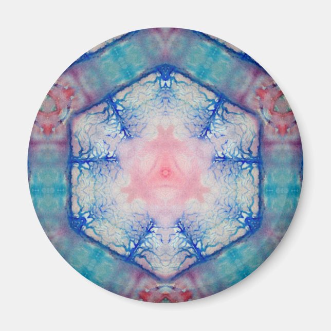 Aimant AVALON Dame du lac, Réflexions magiques de l'eau (Devant)