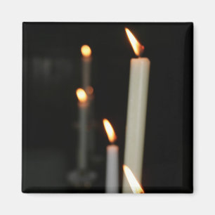 Aimant avec bougies d'éclairage