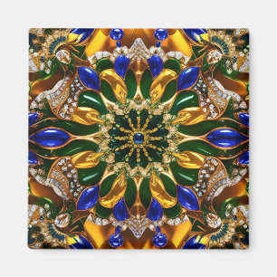 Aimant avec Brésil Couleurs Design