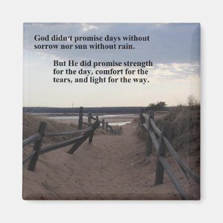 aimant avec chemin vers le lac - promesse de Dieu