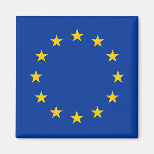 Aimant avec drapeau de l'Union européenne