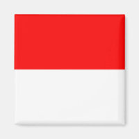 Aimant avec le drapeau de l'Indonésie