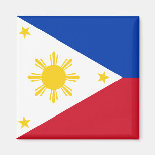 Aimant avec le drapeau des Philippines