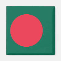 Aimant avec le drapeau du Bangladesh