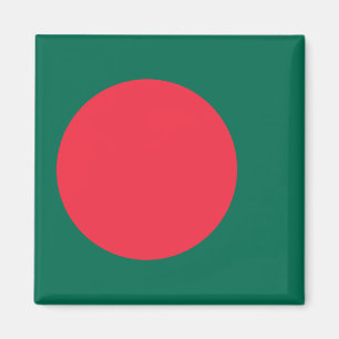 Aimant avec le drapeau du Bangladesh