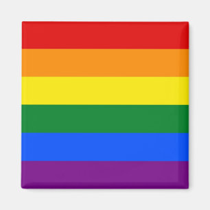Aimant avec LGBT Rainbow Flag