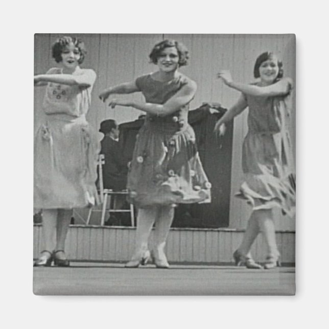 Aimant avec photo historique personnalisée (Devant)