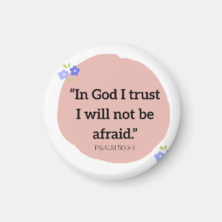Aimant avec verset biblique