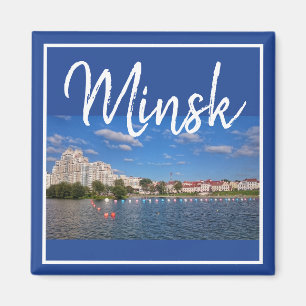 Aimant avec vue de l'architecture de Minsk, Biélor