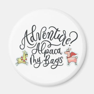 Aimant Aventure ? Alpaga mes sacs