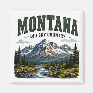 Aimant Aventure Big Sky dans le Montana