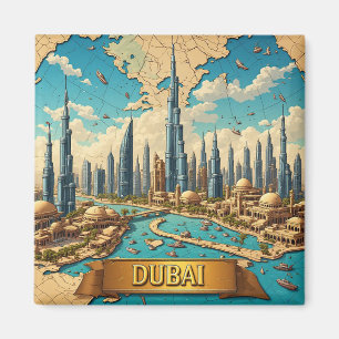 Aimant 🧲 Aventure dans le désert de Dubaï - Souvenir de