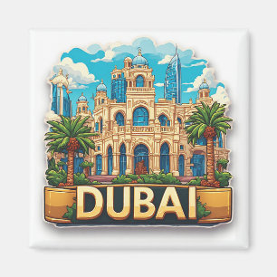 Aimant 🧲 Aventure de voyage à Dubaï Moyen-Orient 🌍