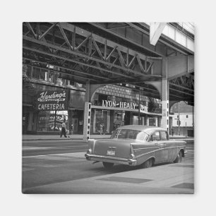 Aimant Avenue de Chicago Wabash Hardings 1964 Lyon Healy