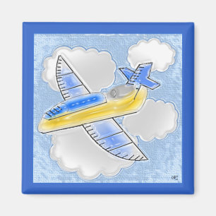 Aimant Avion à réaction Art numérique
