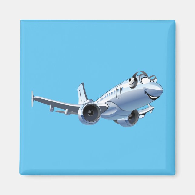Aimant Avion de dessin (Devant)