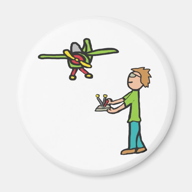 Aimant Avion de modèle RC (Devant)