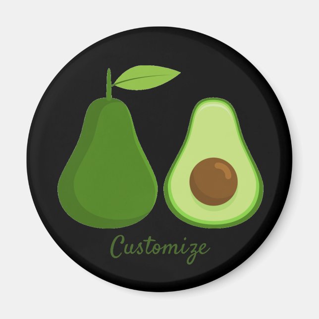 Aimant Avocado Lover Design Thunder_Cove (Devant)