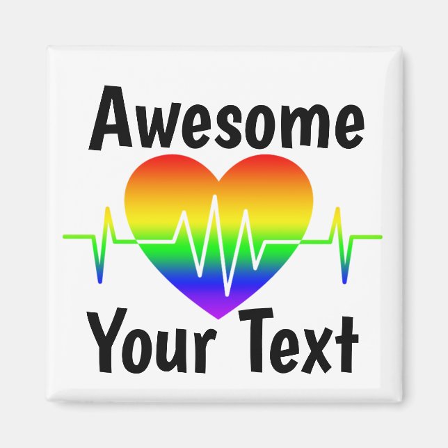 Aimant Awesome | LGBTQ+ Pride (Devant)