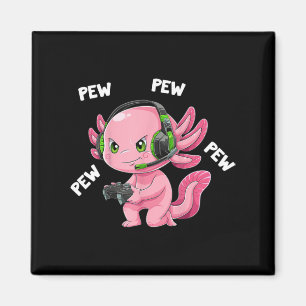 Aimant Axolotl Gaming Cadeaux Garçons Filles Anime Vidéo 