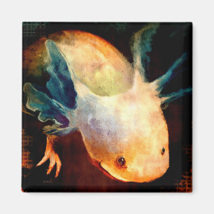 Aimant Axolotl Sun
