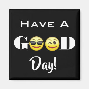 Aimant "Ayez un beau jour" Emojis