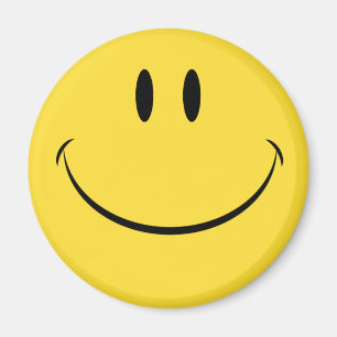 Aimant Ayez un rétro visage de beau jour