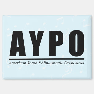 Aimant AYPO 25-26 Saison Limited Blue Arrière - plan Magn