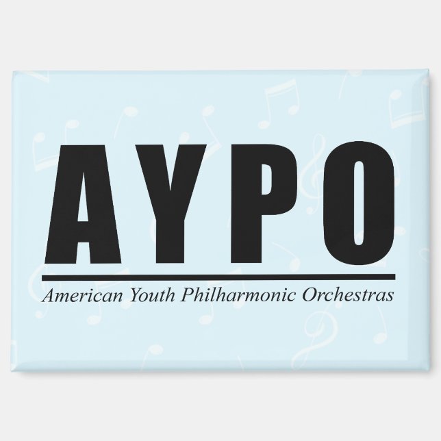 Aimant AYPO 25-26 Saison Limited Blue Arrière - plan Magn (Recto)