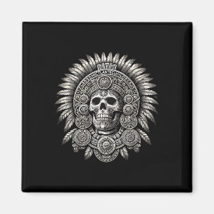Aimant Aztec Mictlantecuhtli Boîte mexicaine de fierté