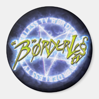 AIMANT "B"ØRDERLESS TV LOGO 丸マグネット